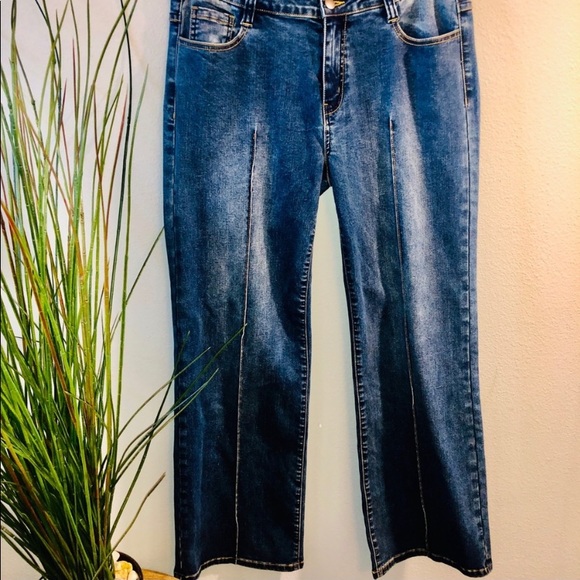 Soft Surroundings Blue Jeans Size M - Picture 2 of 6